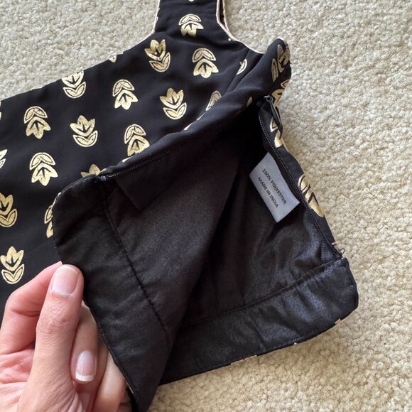 [NEW] Indian Pakistani Lehenga Choli Skirt Modern Black Gold Red XS/S - Picture 11 of 13